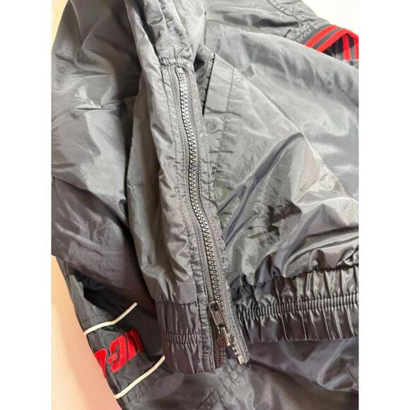 VTG Snap On Tools Racing Pullover Jacket Windbreaker Mens Size XXL Black V-Neck - Picture 7 of 8